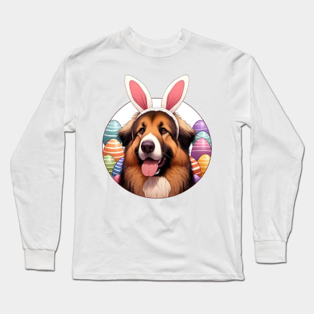 Berger Picard Sports Bunny Ears for Easter Joy Long Sleeve T-Shirt by ArtRUs